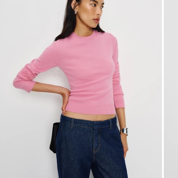 Reformation Cashmere Crew Sweater NWT - Picture 3 of 5
